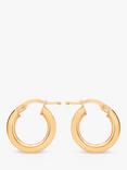 IBB 9ct Rose Gold Creole Earrings, Rose Gold