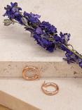 IBB 9ct Rose Gold Creole Earrings, Rose Gold