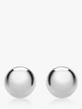 IBB 18ct Gold Ball Stud Earrings, 3mm