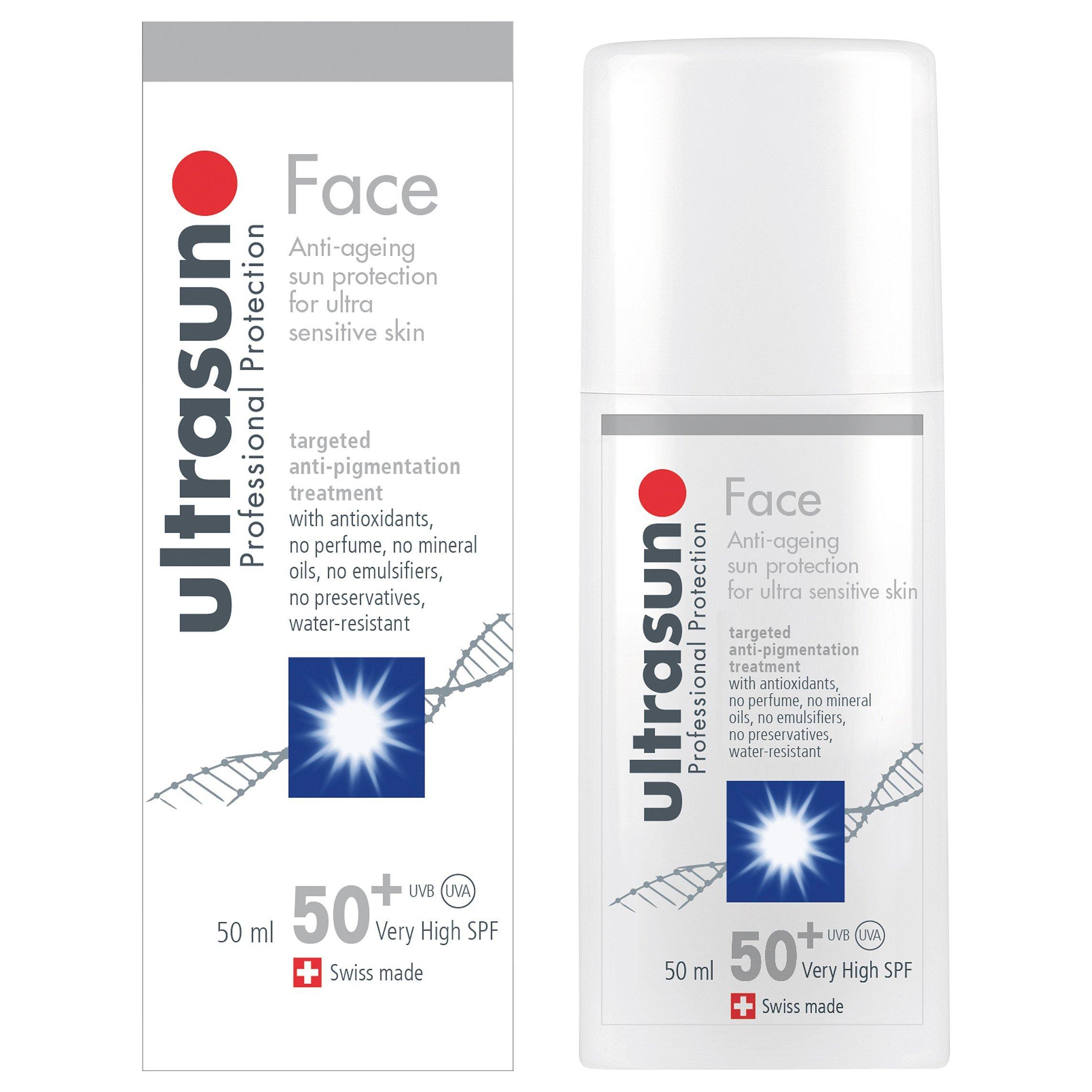 Ultrasun SPF 50+ Anti-Ageing Facial Sun Cream, 50ml