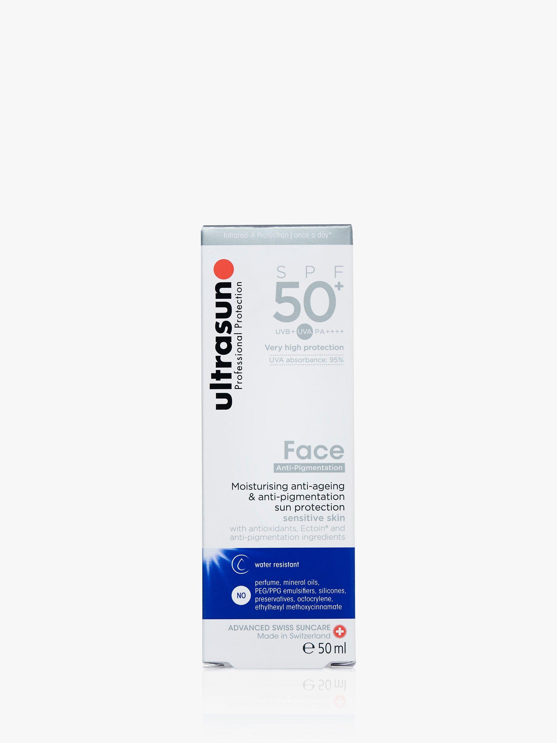 Ultrasun SPF 50+ Anti-Ageing Facial Sun Cream, 50ml