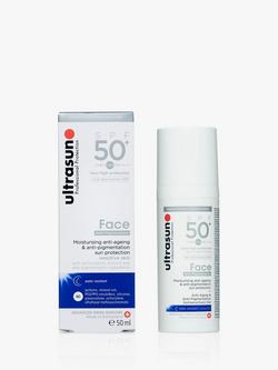Ultrasun SPF 50+ Anti-Ageing Facial Sun Cream, 50ml, 