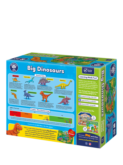 Orchard Toys Big Dinosaur Jigsaw Puzzle, 50 Pieces - view 2, 