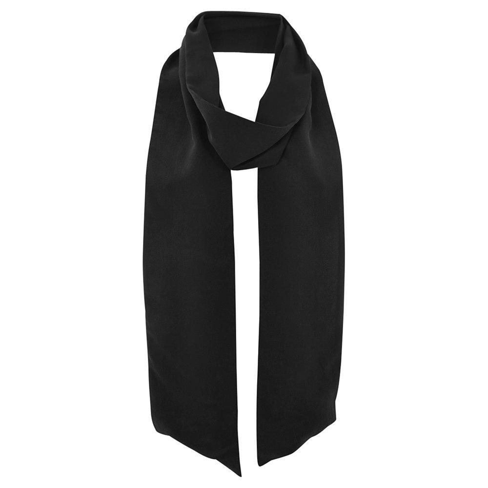Women's black silk scarves hotsell