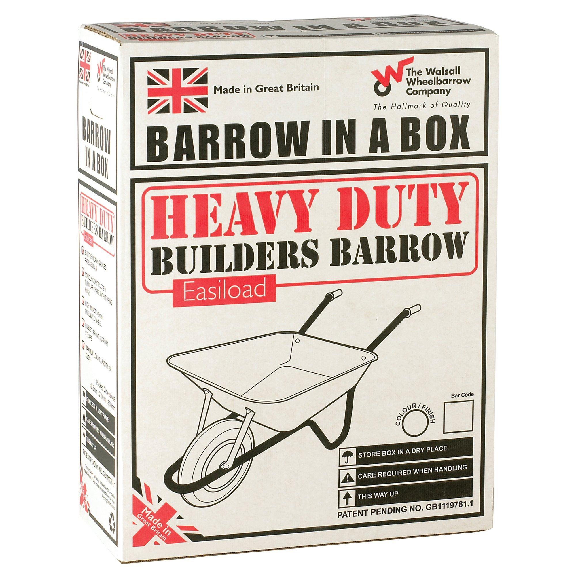 The Walsall Wheelbarrow Company Easiload Wheelbarrow 85L