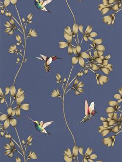 Harlequin Amazilia Wallpaper, Indigo, 111059