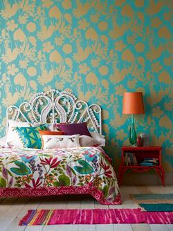 Harlequin Nalina Wallpaper - view 2, Pearl