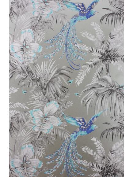 Matthew Williamson Bird of Paradise Wallpaper, Turquoise, W6655-06