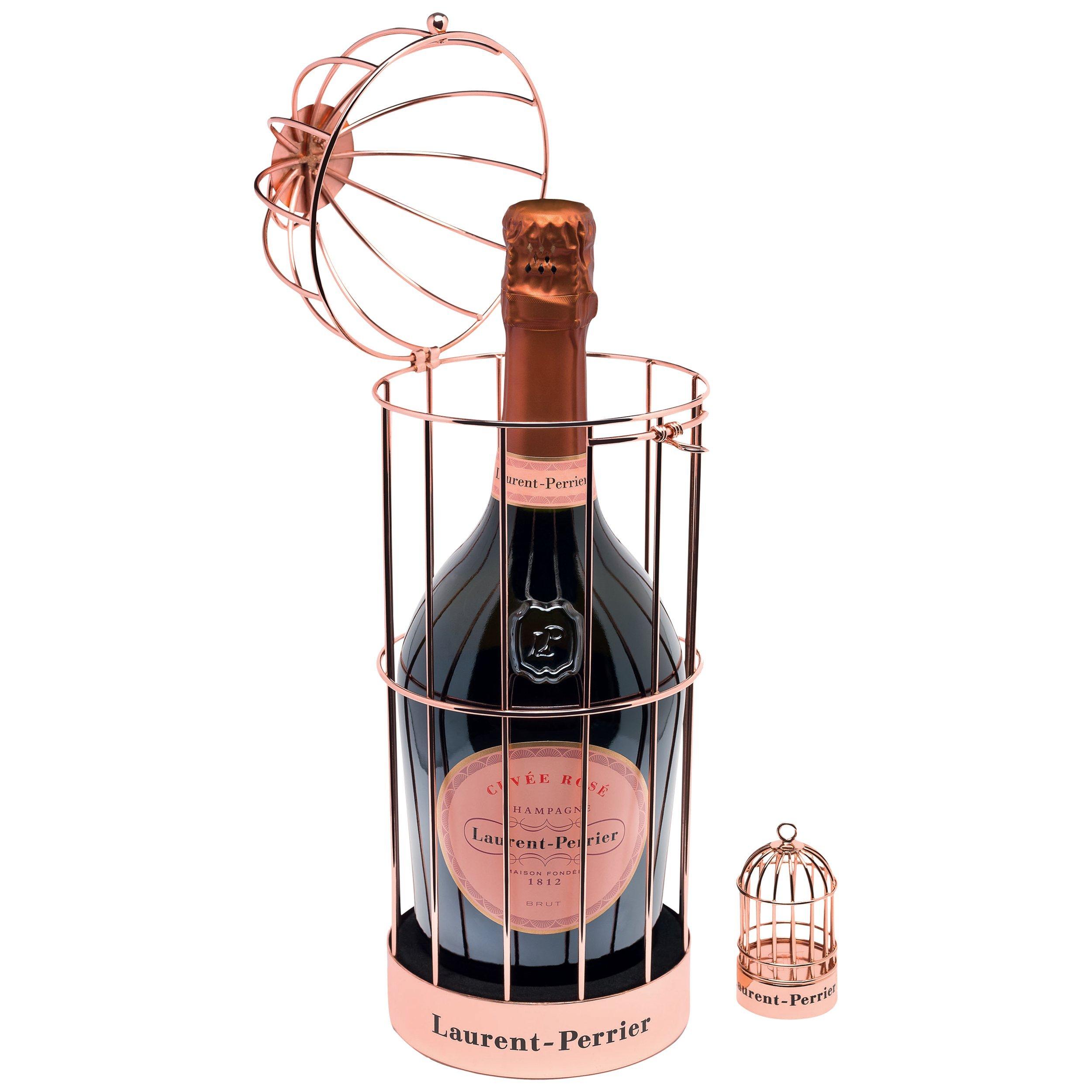 Laurent-Perrier Cuvée Rosé Champagne in Birdcage, 70cl