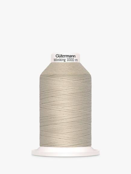 Gütermann creativ Miniking Thread, 1000m, Light Brown