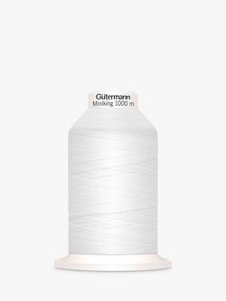 Gütermann creativ Miniking Thread, 1000m, White