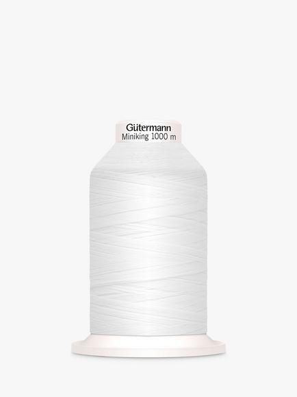 Gütermann creativ Miniking Thread, 1000m, White