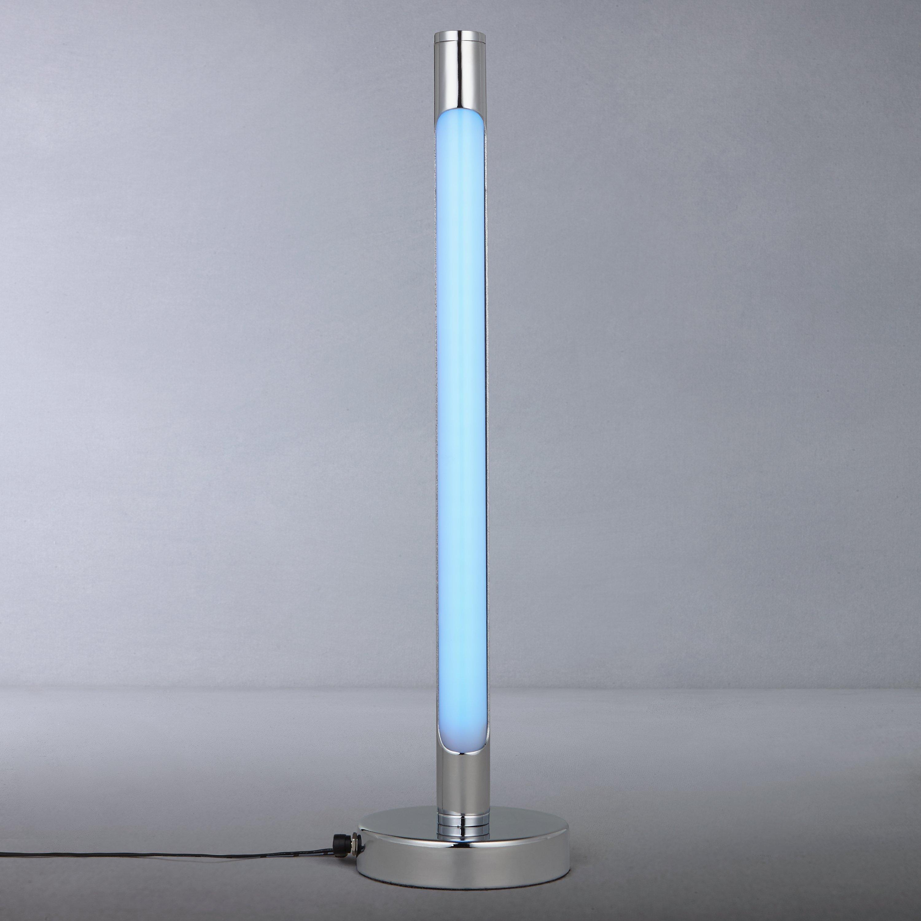 John Lewis & Partners Wand Colour Change LED Table Lamp, Silver