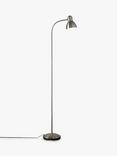 John Lewis Mykki LED Floor Lamp, Satin Nickel
