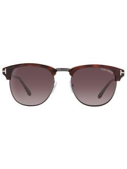 TOM FORD FT0248 Henry Sunglasses, Tortoise - view 2, Tortoise