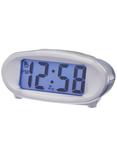 Acctim Eclipse Solar Dual Power Smartlite® Digital Alarm Clock, Silver