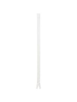 YKK Coil Zip, 30cm, White