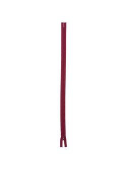 YKK Coil Zip, Maroon