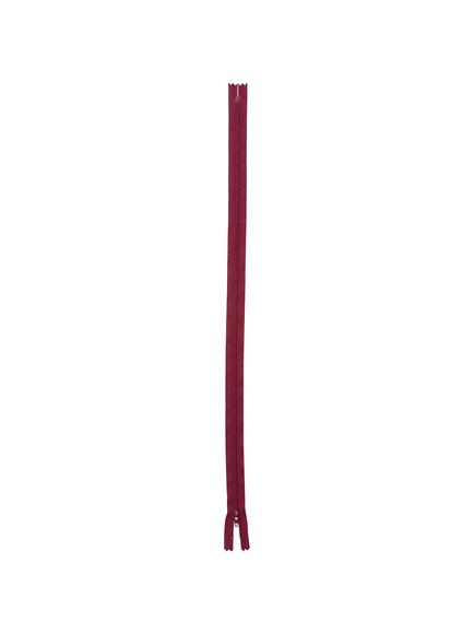 YKK Coil Zip, Maroon