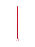 YKK Medium Weight Concealed Coil Zip, Red