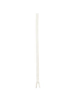 YKK Medium Weight Concealed Coil Zip, White