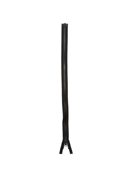 YKK Open End Medium Weight Reversible Zip, Black, Black