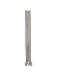 YKK Strong Metal Tooth Zip, Grey
