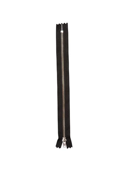 YKK Auto-Lock Tooth Zip, 15cm, Black, Black