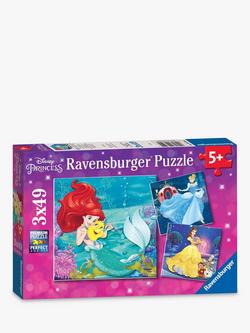 Ravensburger Disney Princess Jigsaw Puzzles, Box of 3, 