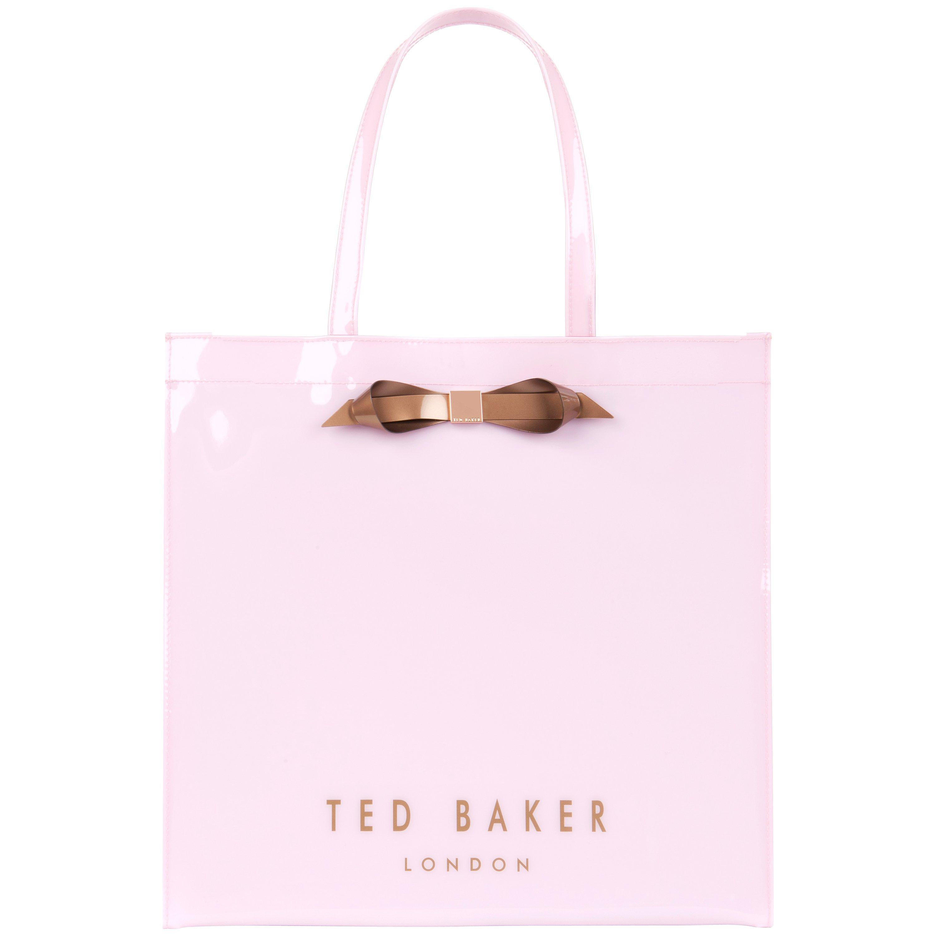 Ted Baker Tedcon Bow Icon Shopper Bag, Baby Pink