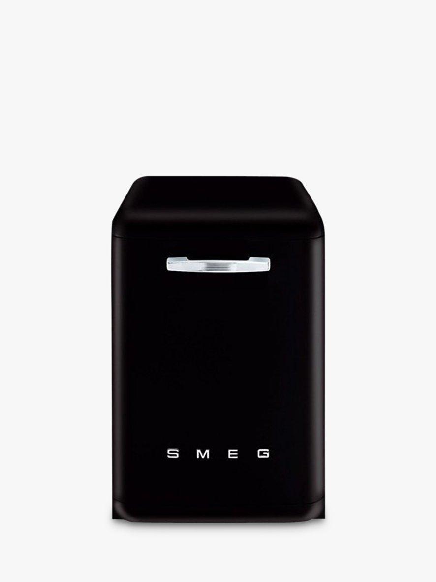 Smeg DF6FABBL Retro Freestanding Dishwasher, Black