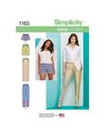 Simplicity Women's Trousers and Shorts Sewing Pattern, 1165
