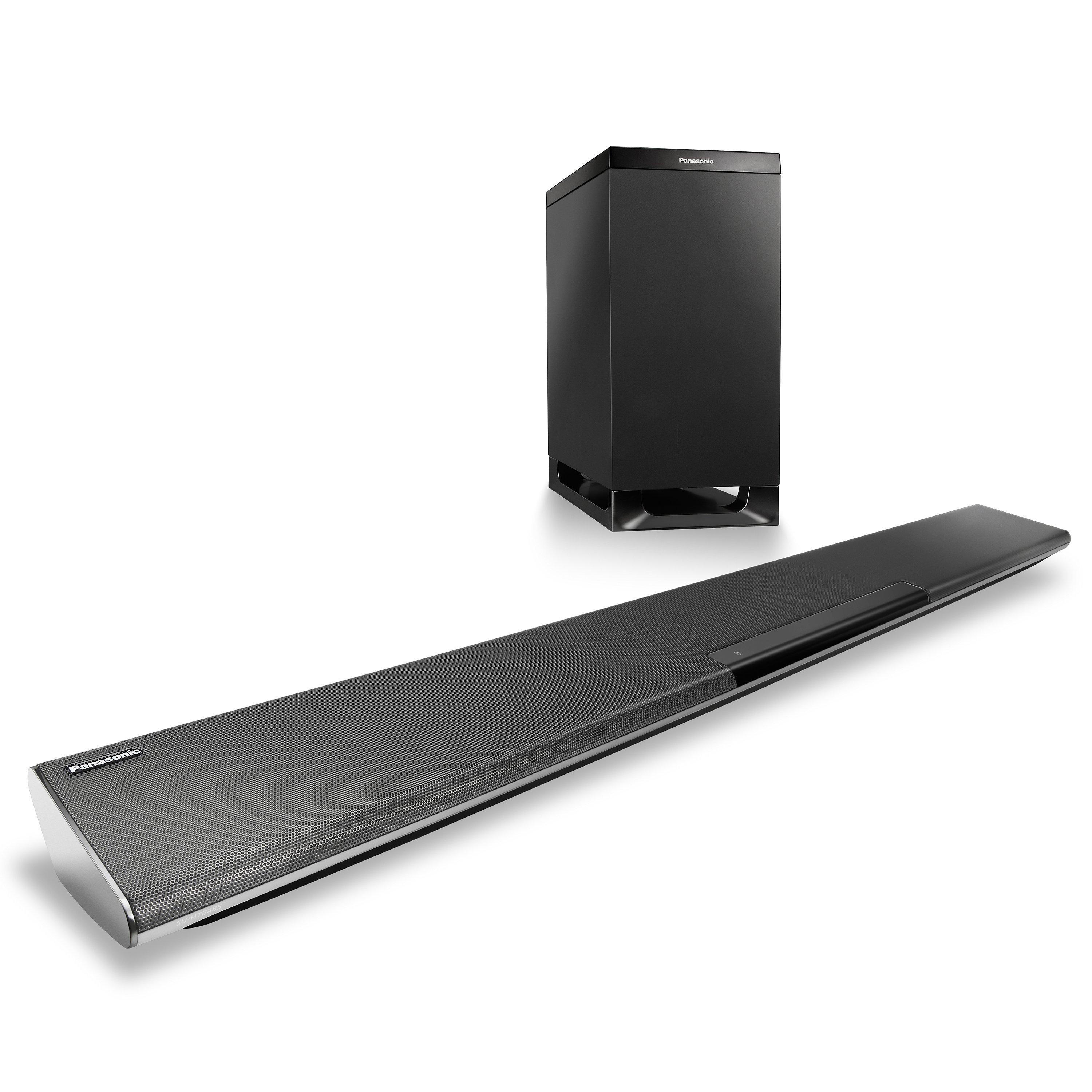 Panasonic SC-HTB485EBK 2.1 Bluetooth NFC Sound Bar with Wireless Subwoofer