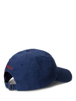 Polo Ralph Lauren Signature Pony Baseball Cap - view 2, Navy/Red