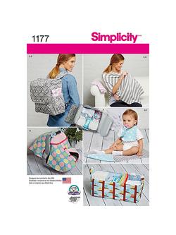 Simplicity Children's Accessories Sewing Pattern, 1177, One Size, 