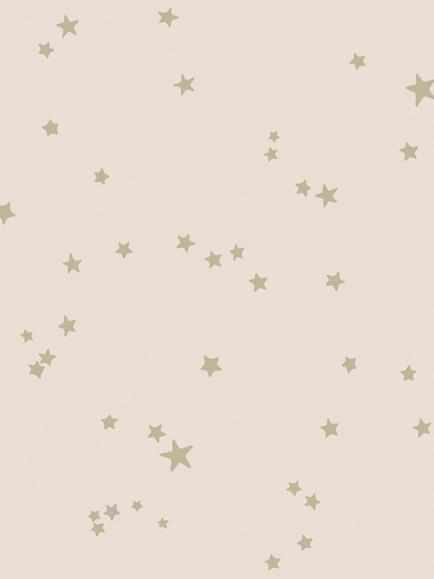 Cole & Son Stars Wallpaper, Metallic Gilver On Ballet Slipper