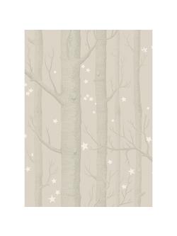Cole & Son Woods & Stars Wallpaper, Stone