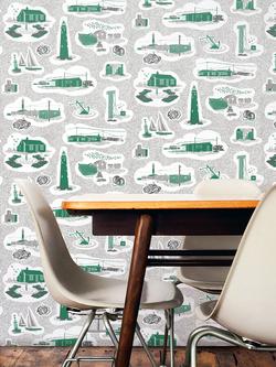 Mini Moderns Dungeness Wallpaper - view 2, Azdpt023ce