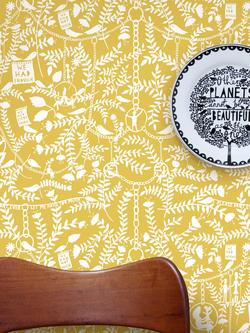 Mini Moderns We Had Everything Wallpaper - view 2, Mustard, Rrmm02mu