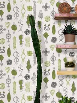 Mini Moderns Equinox Wallpaper - view 2, Asparagus, Azdpt026as