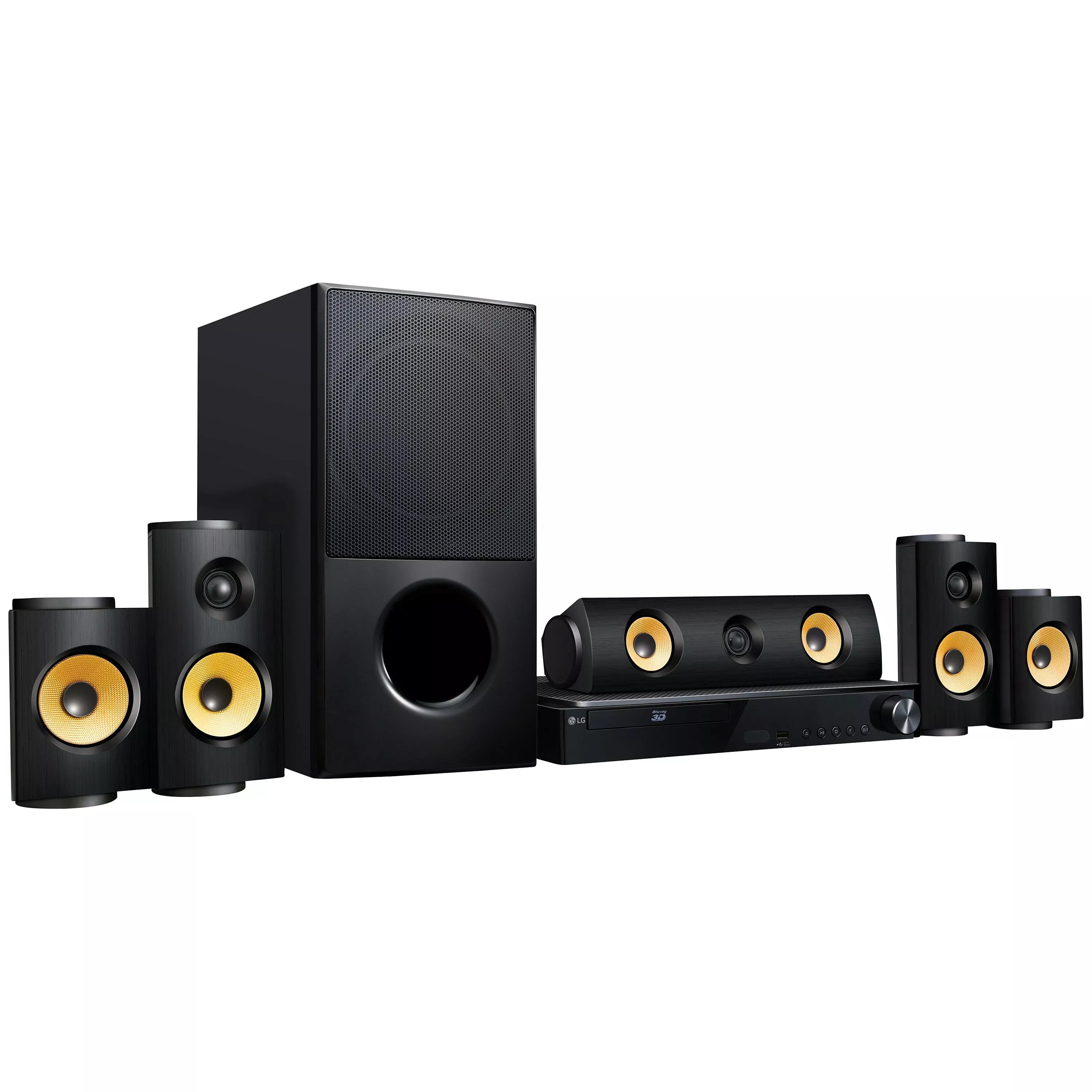 LG電子ジャパン DVHT-L14 DVD5.1chホームシアターシステム LG電子ジャパン DVHT-L14 DVD5.1chホームシアターシステム