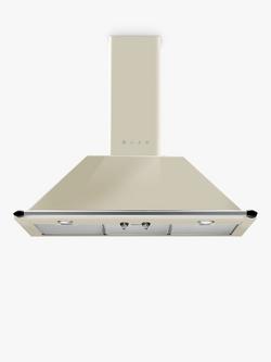 Smeg Victoria KT90 90cm Chimney Cooker Hood, Cream