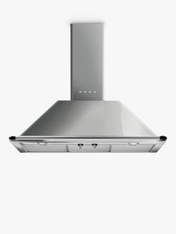 Smeg KTR90XE Chimney Cooker Hood, Stainless Steel, Stainless Steel