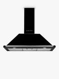 Smeg KT90BLE Victoria 90cm Chimney Cooker Hood, Black