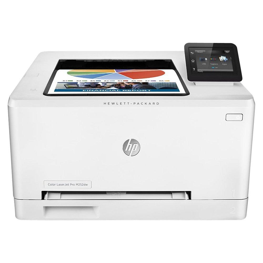 HP LaserJet Pro M252dw Wireless Colour Laser Printer, White