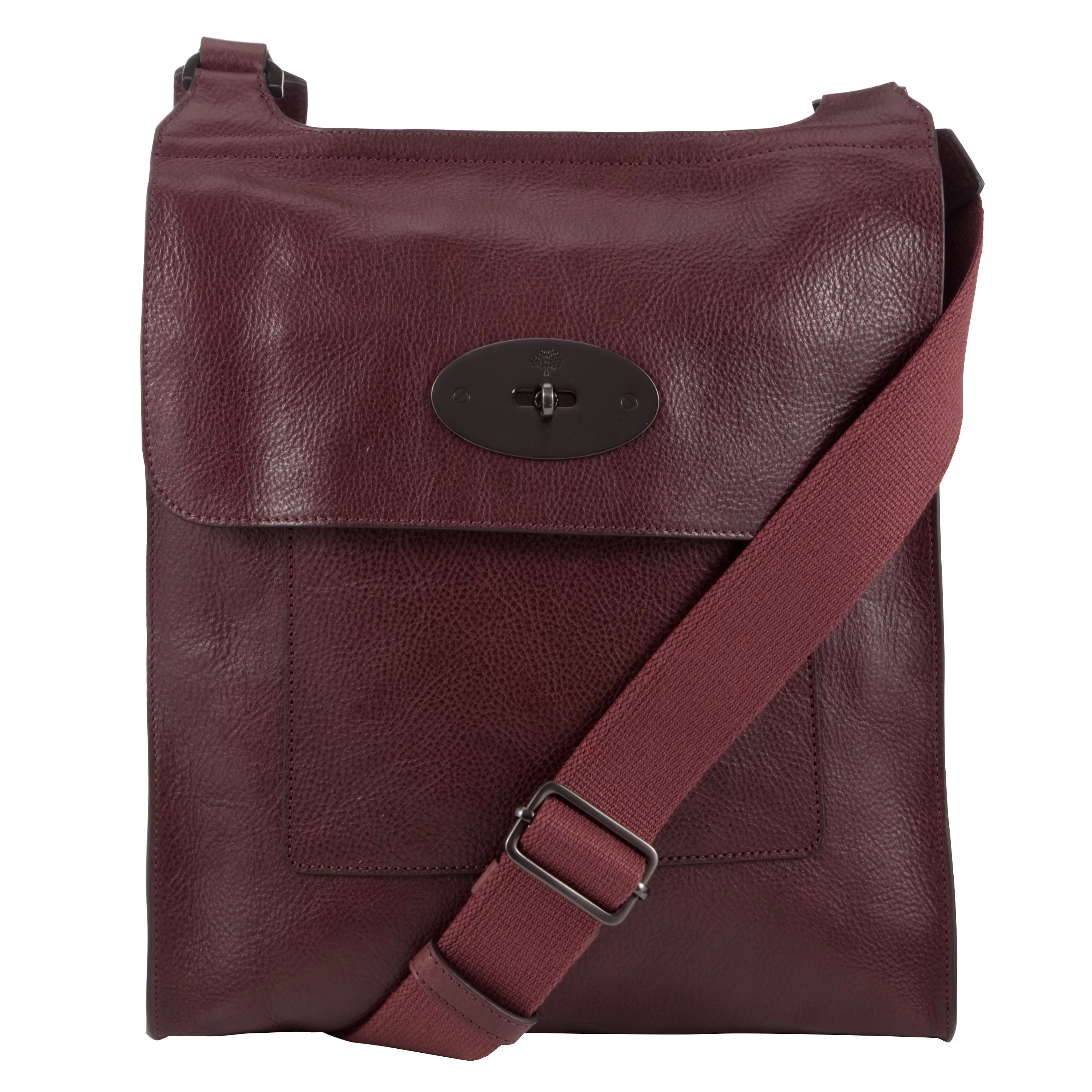 Oxblood messenger bag on sale