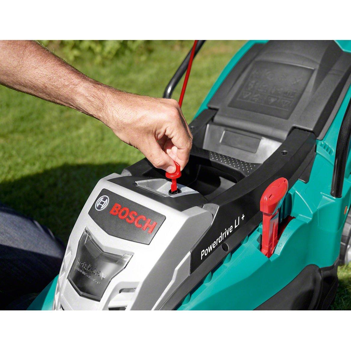 Bosch Rotak 43 LI Ergoflex Cordless Hand Propelled Electric Lawnmower