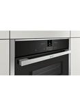 Neff C17MR02N0B Built-in Combination Microwave Oven, Stainless Steel