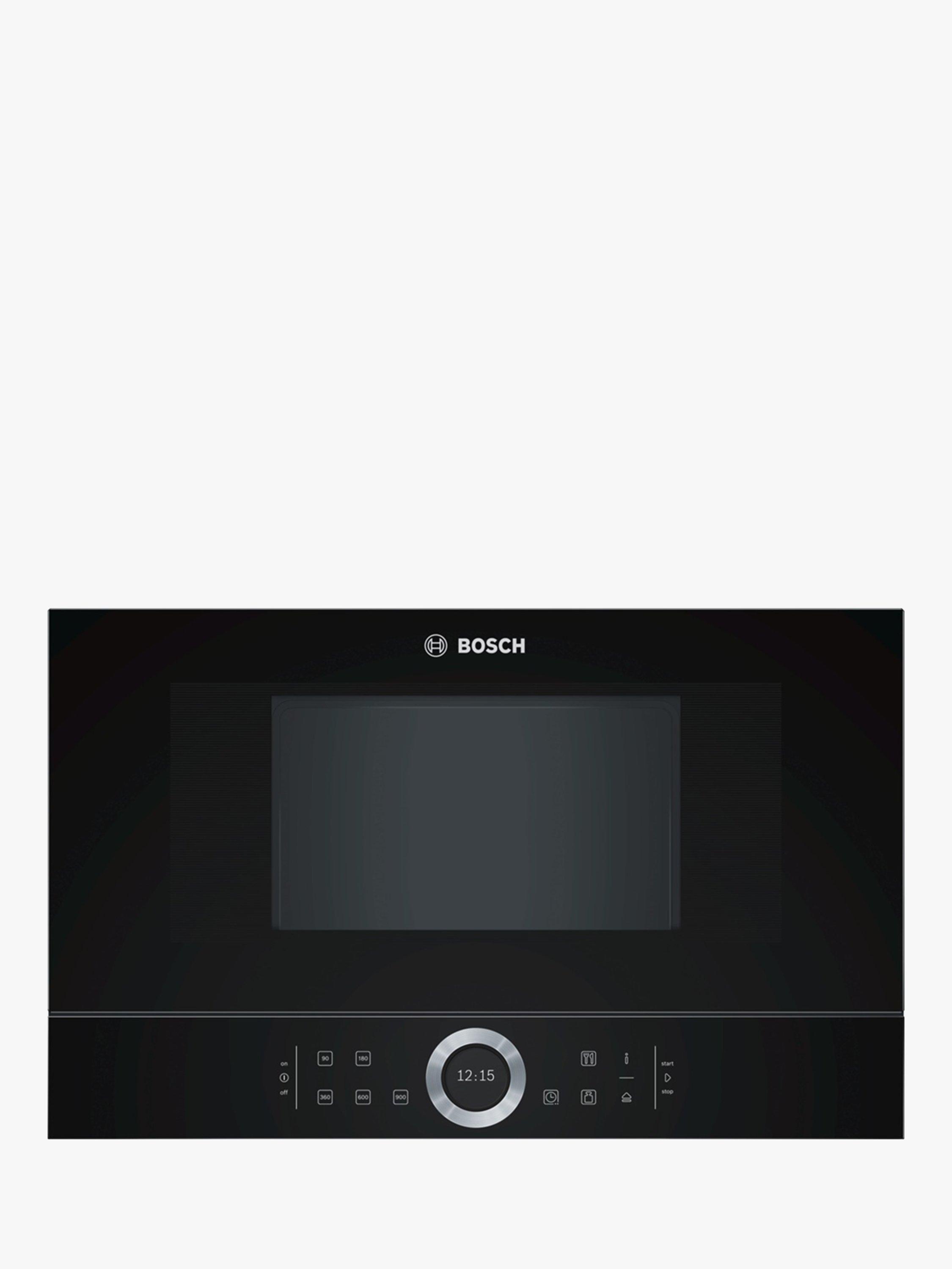 Bosch Series 8 BFL634GB1B Built-In Microwave Oven, Black