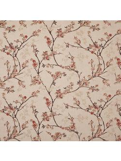 John Lewis Blossom Weave Made to Measure Curtains or Roman Blind, Russet, Russet